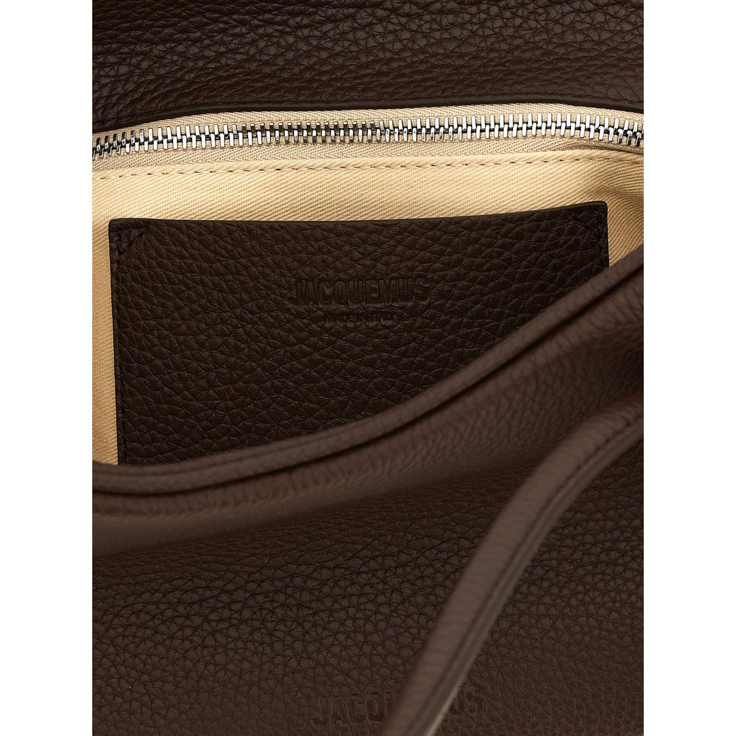 Jacquemus Brown Calfskin Shoulder Bag
