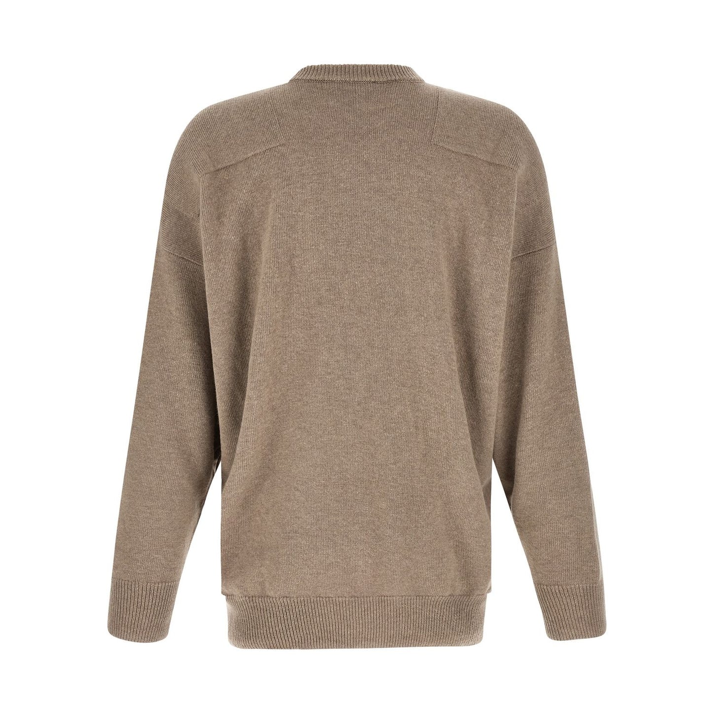 Jil Sander Beige Wool Cardigan