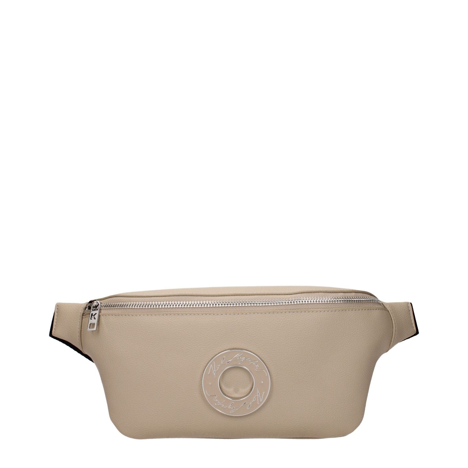 Karl Lagerfeld Beige Leather Backpack