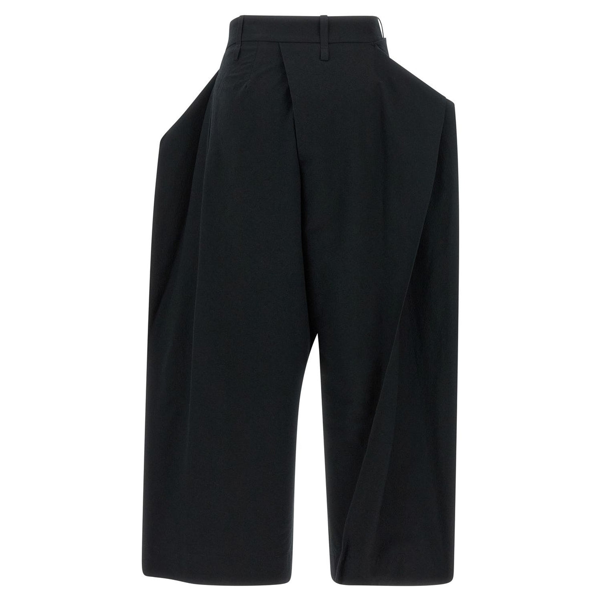 Issey Miyake Black Polyester Casual Pants