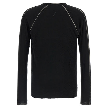 Thom Krom Black Cotton T-Shirt