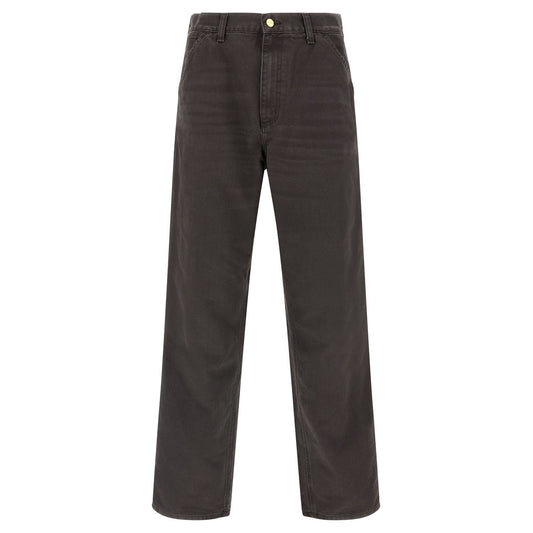 Carhartt Wip Brown Organic Cotton Casual Pants