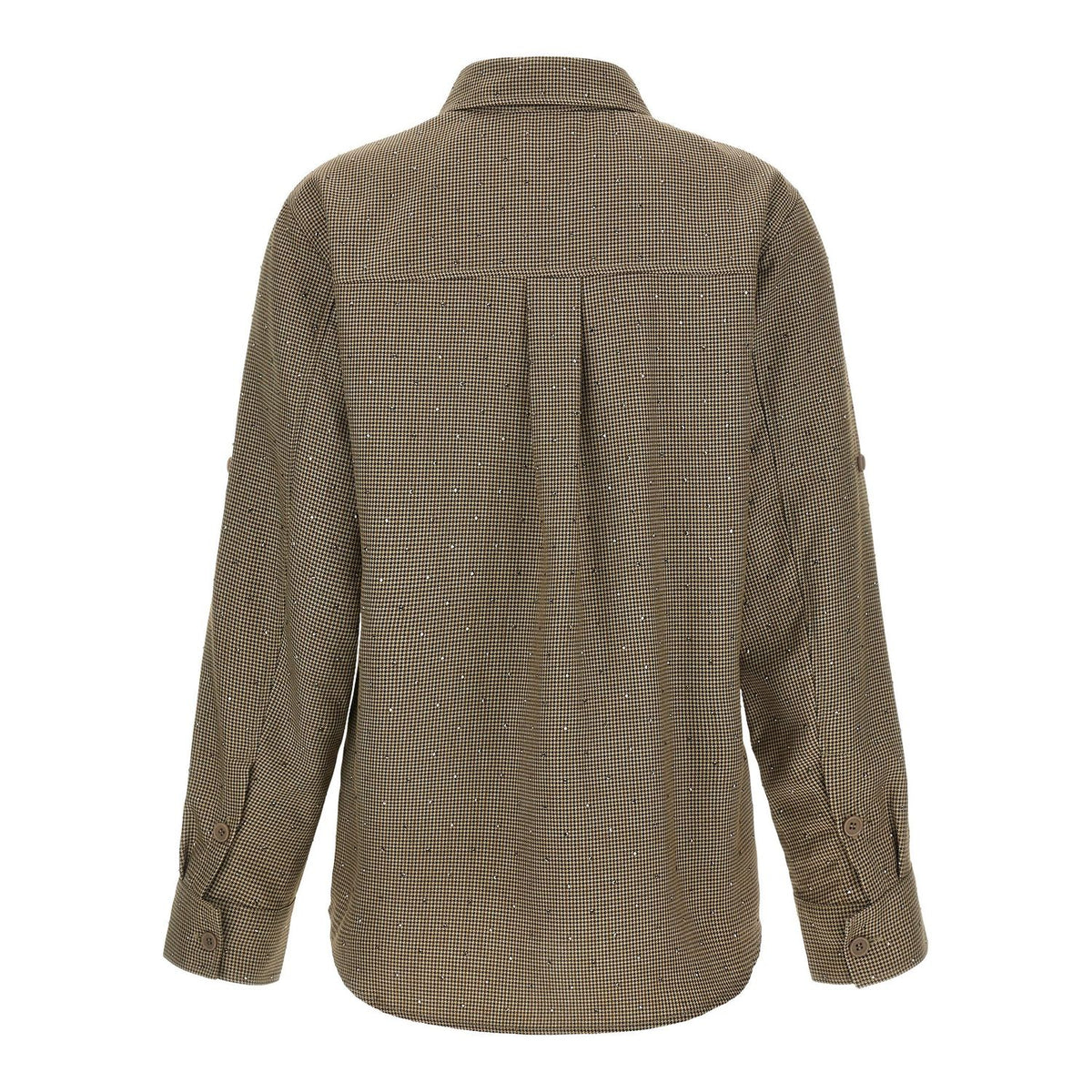 P.A.R.O.S.H. Brown Polyester Blouse