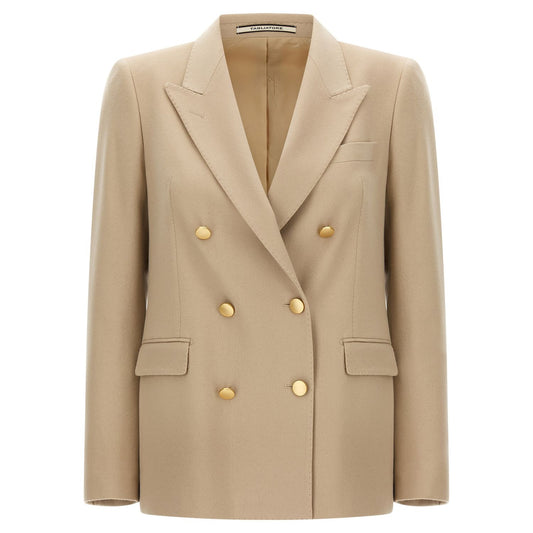 Tagliatore Beige Cashmere Blazer