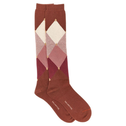Ballantyne Red Cotton Socks