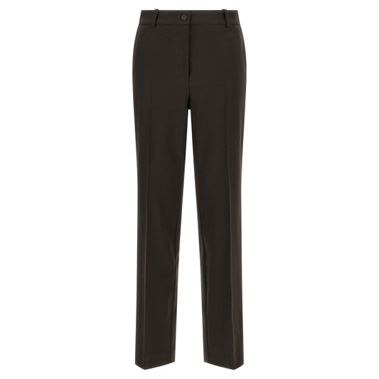 P.A.R.O.S.H. Brown Virgin Wool Dress Pants