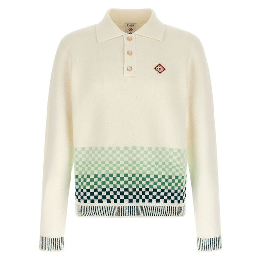 Casablanca Bicolor Cotton Polo Shirt