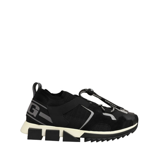 Dolce & Gabbana Shoes Black Sorrento Trekking Sneakers Men