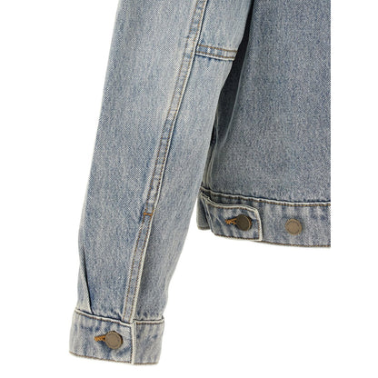 Entire Studios Blue Cotton Denim Jacket