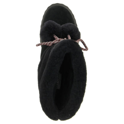 Jimmy Choo Black Lamb Leather Flat Boots