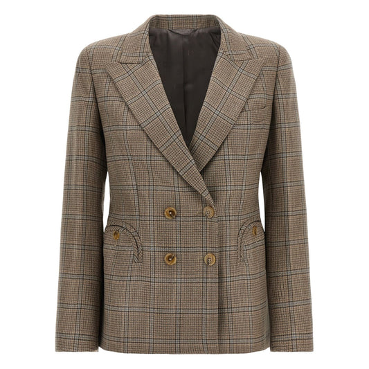 Blazé Milano Beige Virgin Wool Blazer