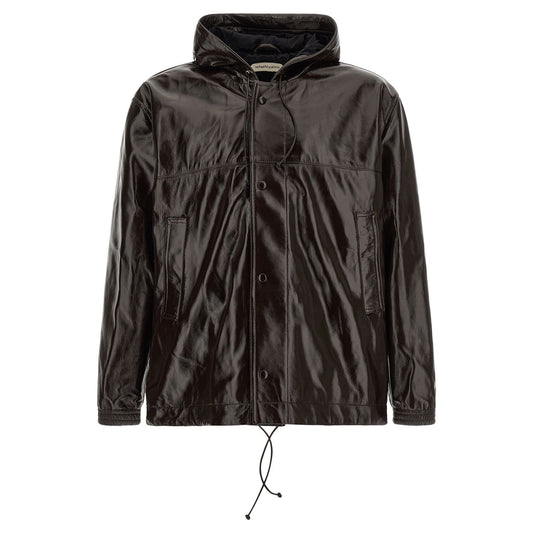 Namacheko Brown Lamb Leather Leather Jacket