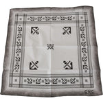 Costume National Chic White Cotton Men's Scarf Costume National Gray