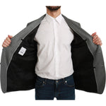 Dolce & Gabbana Gray Slim Fit Formal MARTINI Blazer KOS1713-54