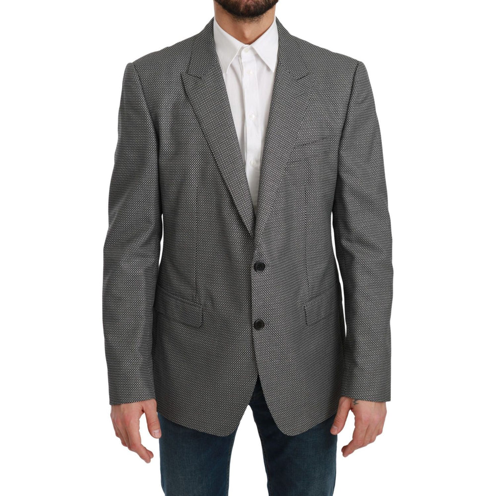 Dolce & Gabbana Gray Slim Fit Formal MARTINI Blazer KOS1713-54