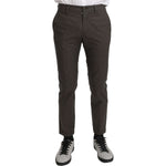 Dolce & Gabbana Elegant Brown Casual Pants Dolce & Gabbana Dark Slate Gray