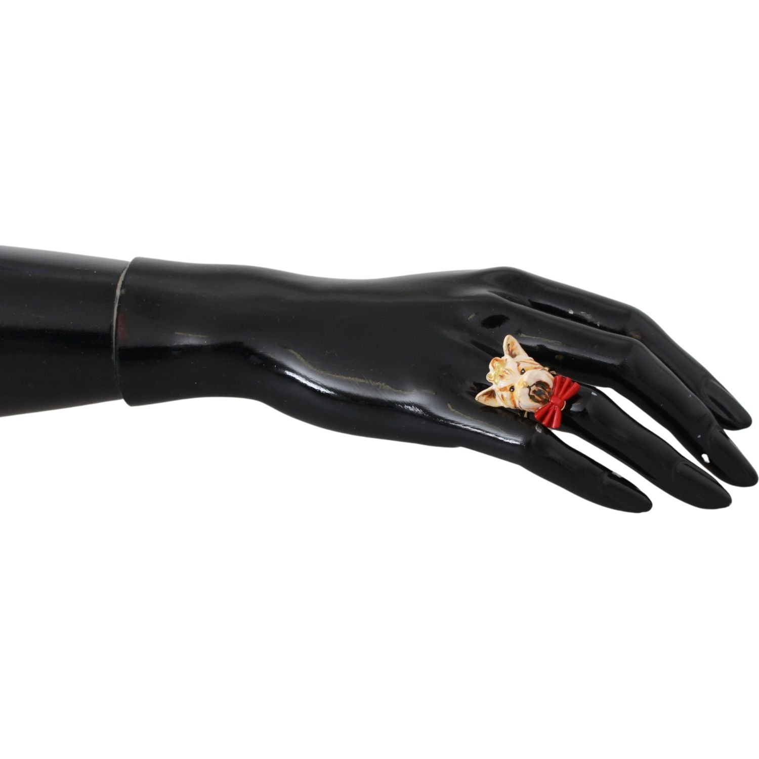 خاتم دولتشي آند غابانا شيك كانين الذهبي اللون