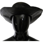 Costume National Chic Black Floppy Hat - Timeless Elegance Hat Costume National Black