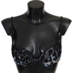 Roberto Cavalli Black Lace Reggiseno Nylon Bra Underwear