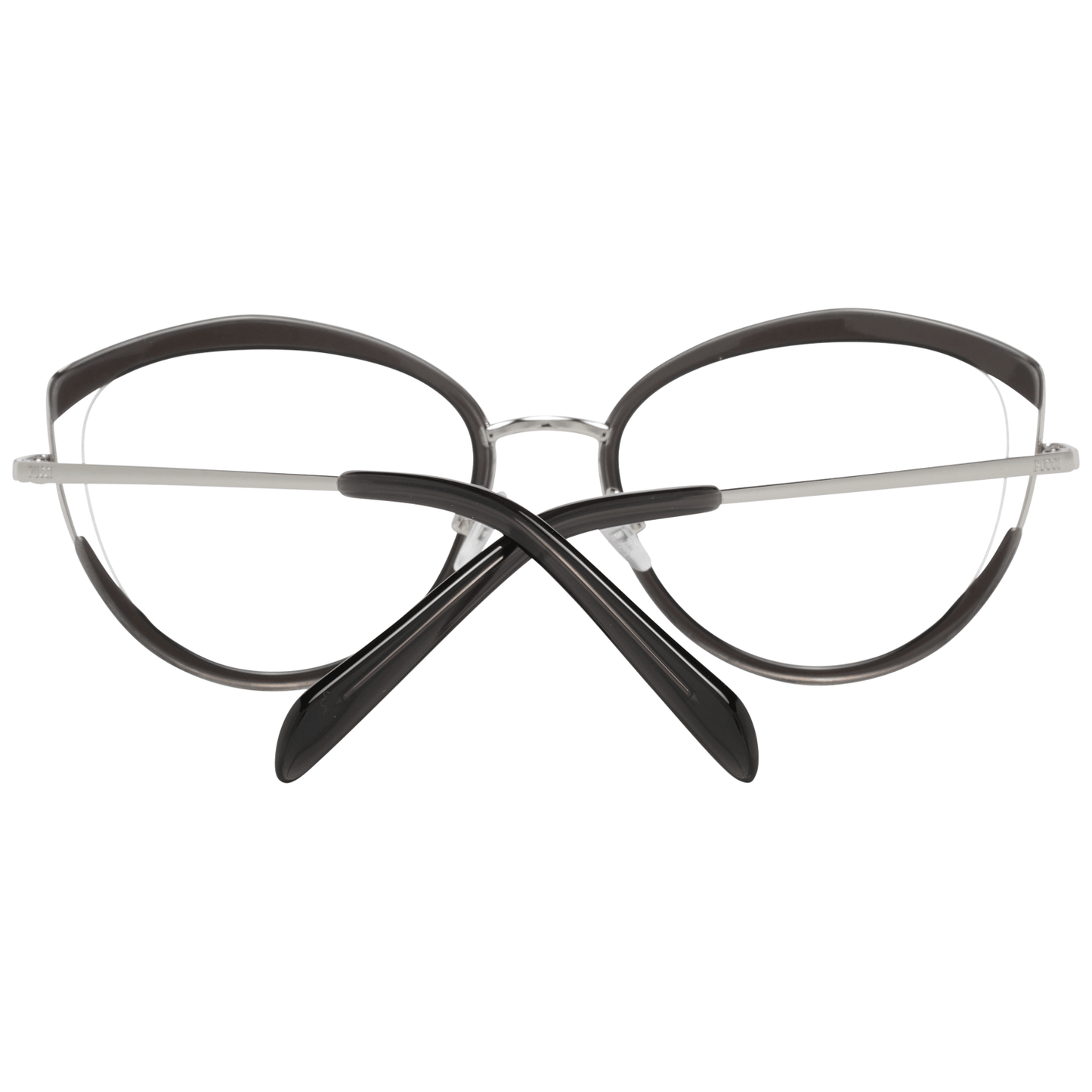 Emilio Pucci Black Women Glasses Frame, metal & plastic full-rim design, 53mm lenses, 17mm bridge, 139mm frame, 140mm temples.