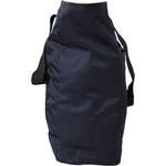 Versace Elegant Blue Nylon Tote Bag