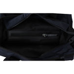Versace Elegant Blue Nylon Tote Bag