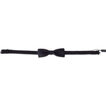 Dolce & Gabbana Stunning Gray Patterned Silk Bow Tie Bow Tie Dolce & Gabbana Dark Slate Gray