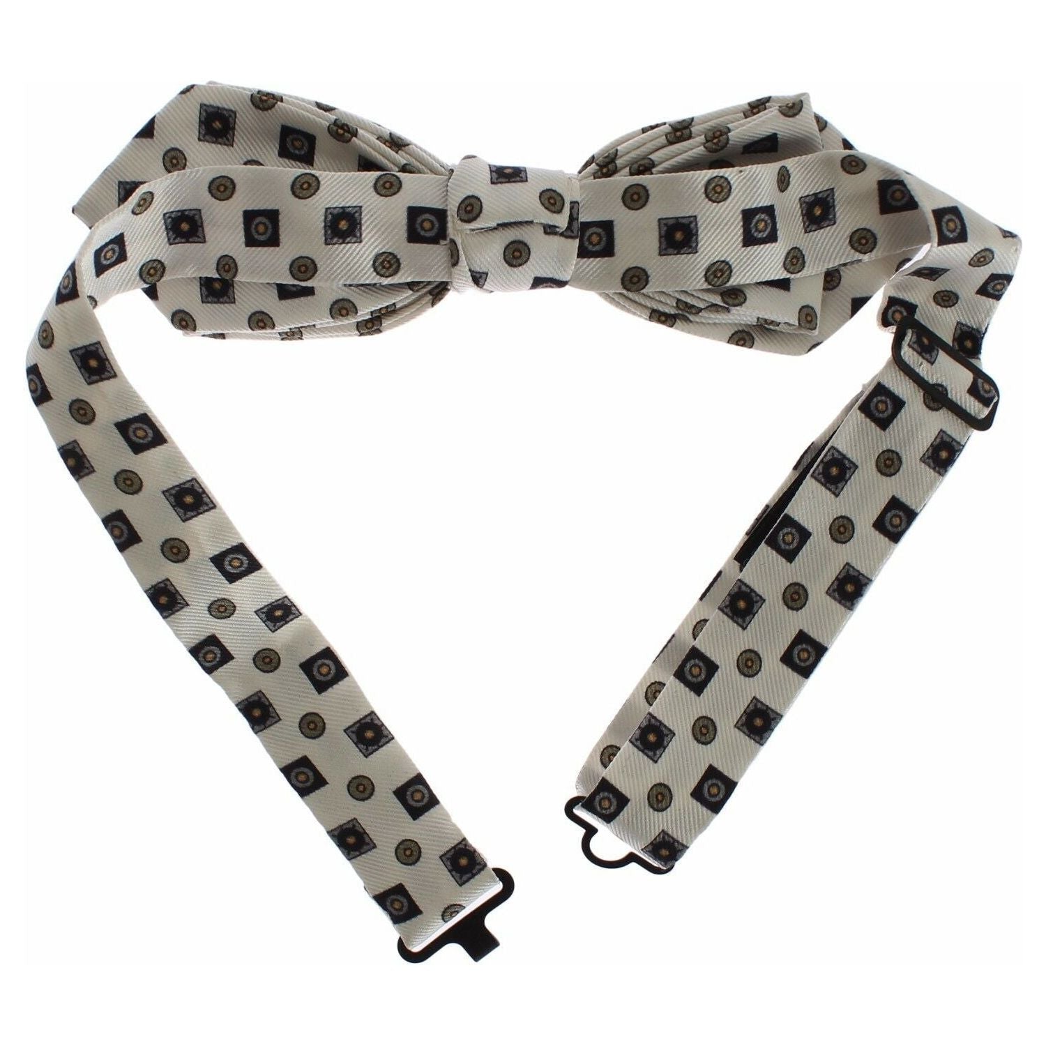 طقم ربطة عنق من الحرير وحزام من الجلد بتصميم باروكي أنيق من دولتشي آند غابانا