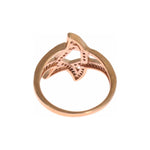Nialaya Womens Clear CZ Gold 925 Silver Ring Ring