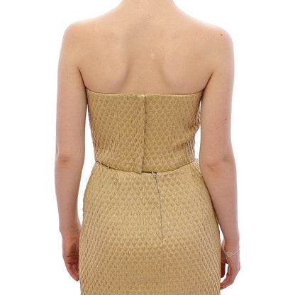 Andrea Incontri Beige Silk Cami Tank Top