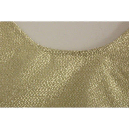 Andrea Incontri Beige Sleeveless Shift Mini Dress Dresses