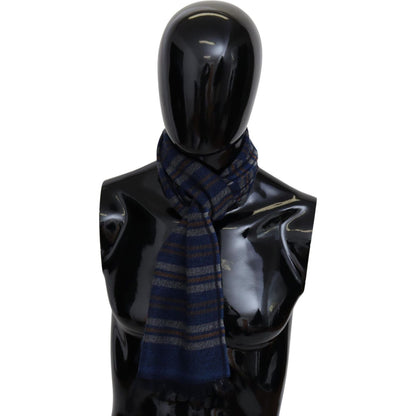 Missoni Multicolor Wool Striped Unisex Neck Wrap Shawl 1728,67345645728,Accessories,Men,Men - Accessories,Missoni,Multicolor,New with tags,Scarves - Accessories,Scarves - Men - Accessories,Scarves - Scarves - Accessories