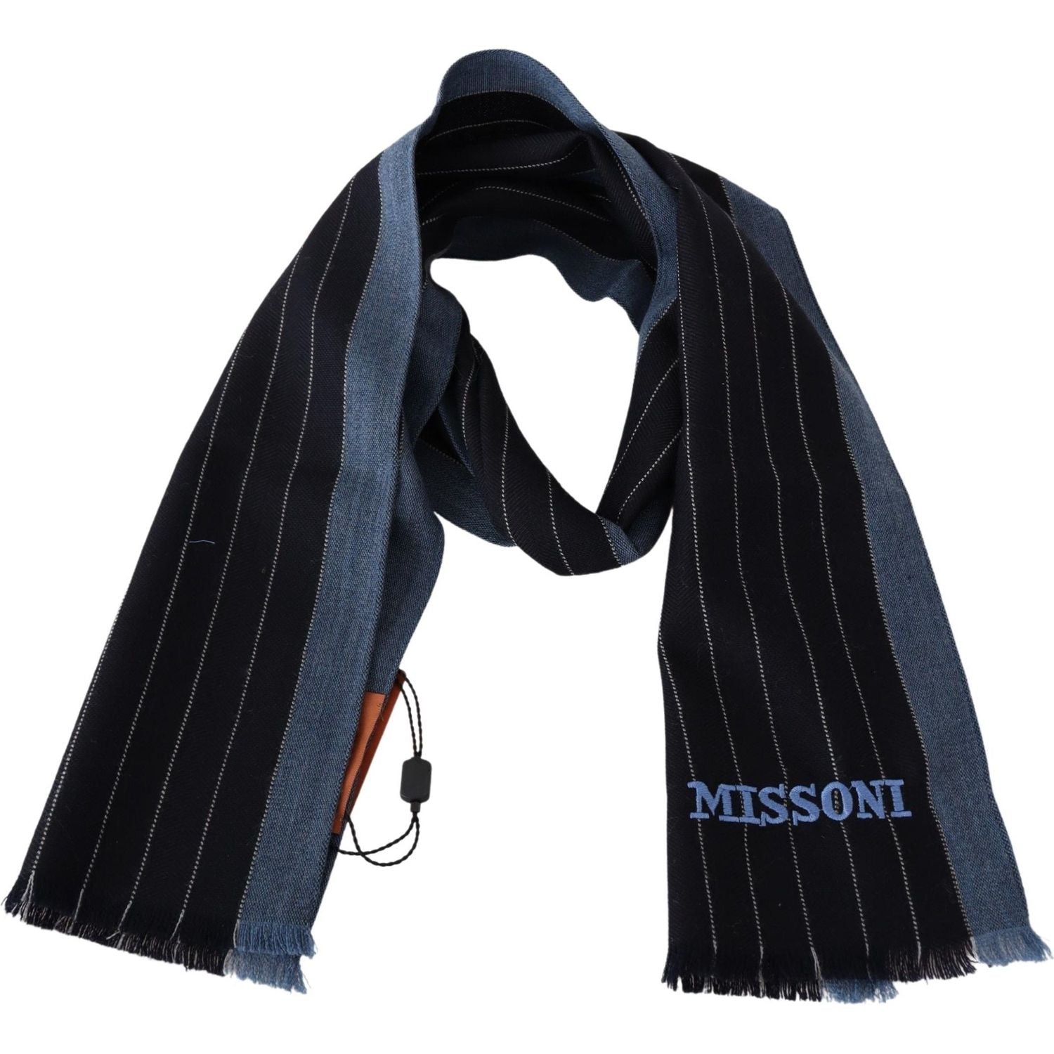 وشاح Missoni Chic مخطط من الصوف والحرير للجنسين