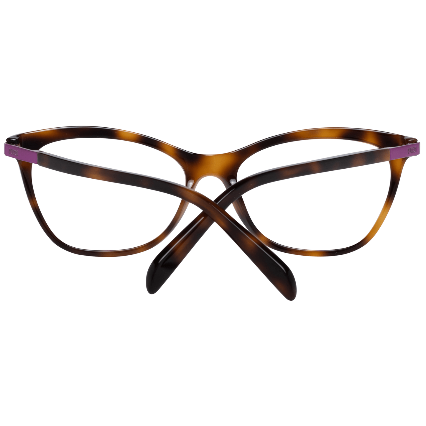 Emilio Pucci Brown Plastic Glasses (Frames) full-rim style for women