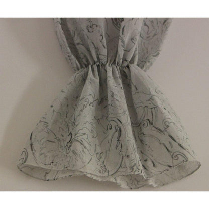 Vika Gazinskaya Blue Cotton Blouse Tunic