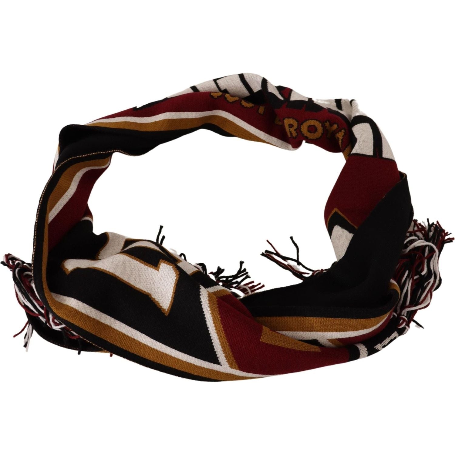 وشاح DG King الأنيق من الصوف والكشمير من Dolce &amp; Gabbana