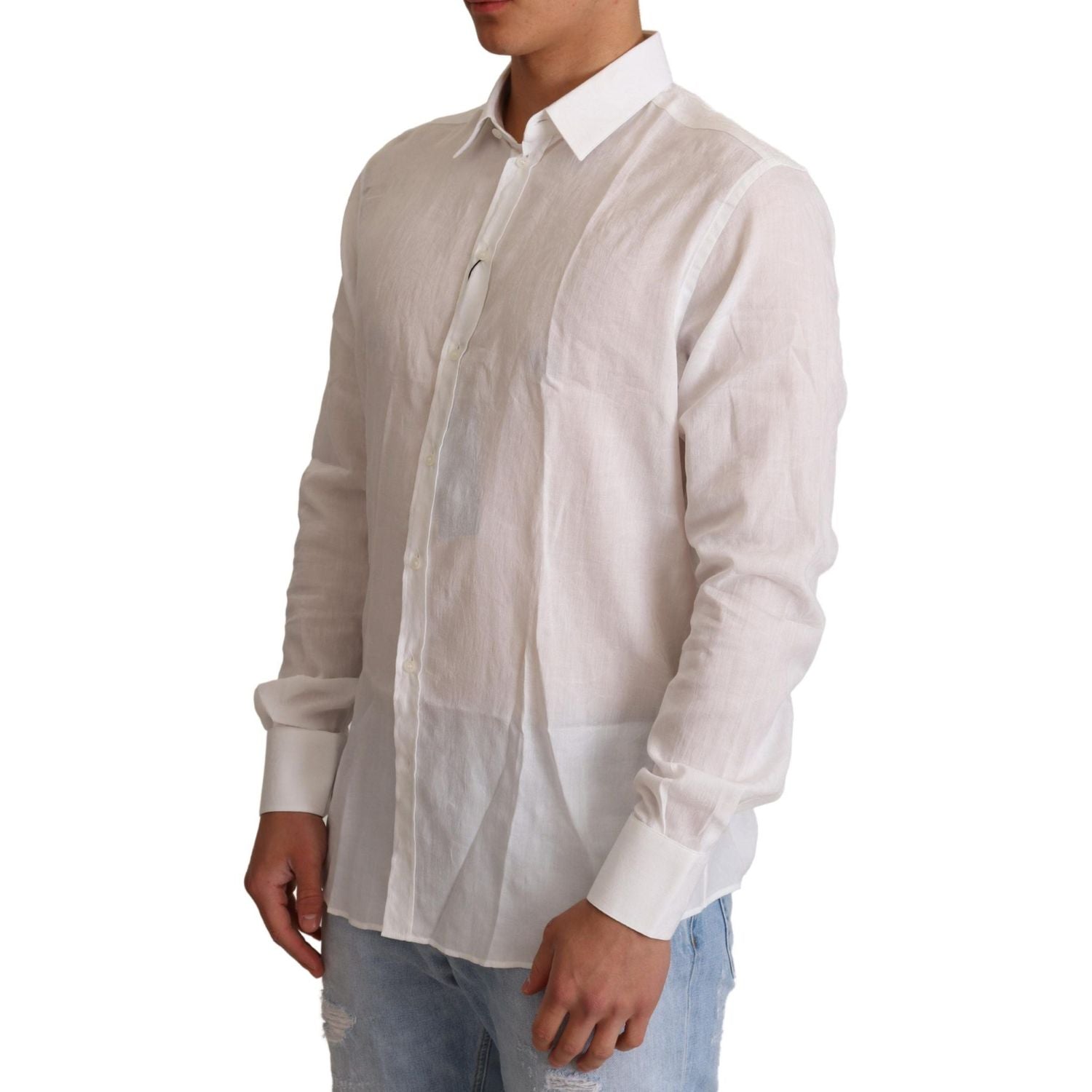 قميص دولتشي آند غابانا الأنيق ذو التصميم المزهر مارتيني بقصّة Slim Fit