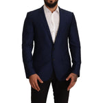 Dolce & Gabbana Navy Blue Slim Fit Jacket MARTINI Blazer