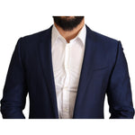 Dolce & Gabbana Navy Blue Slim Fit Jacket MARTINI Blazer