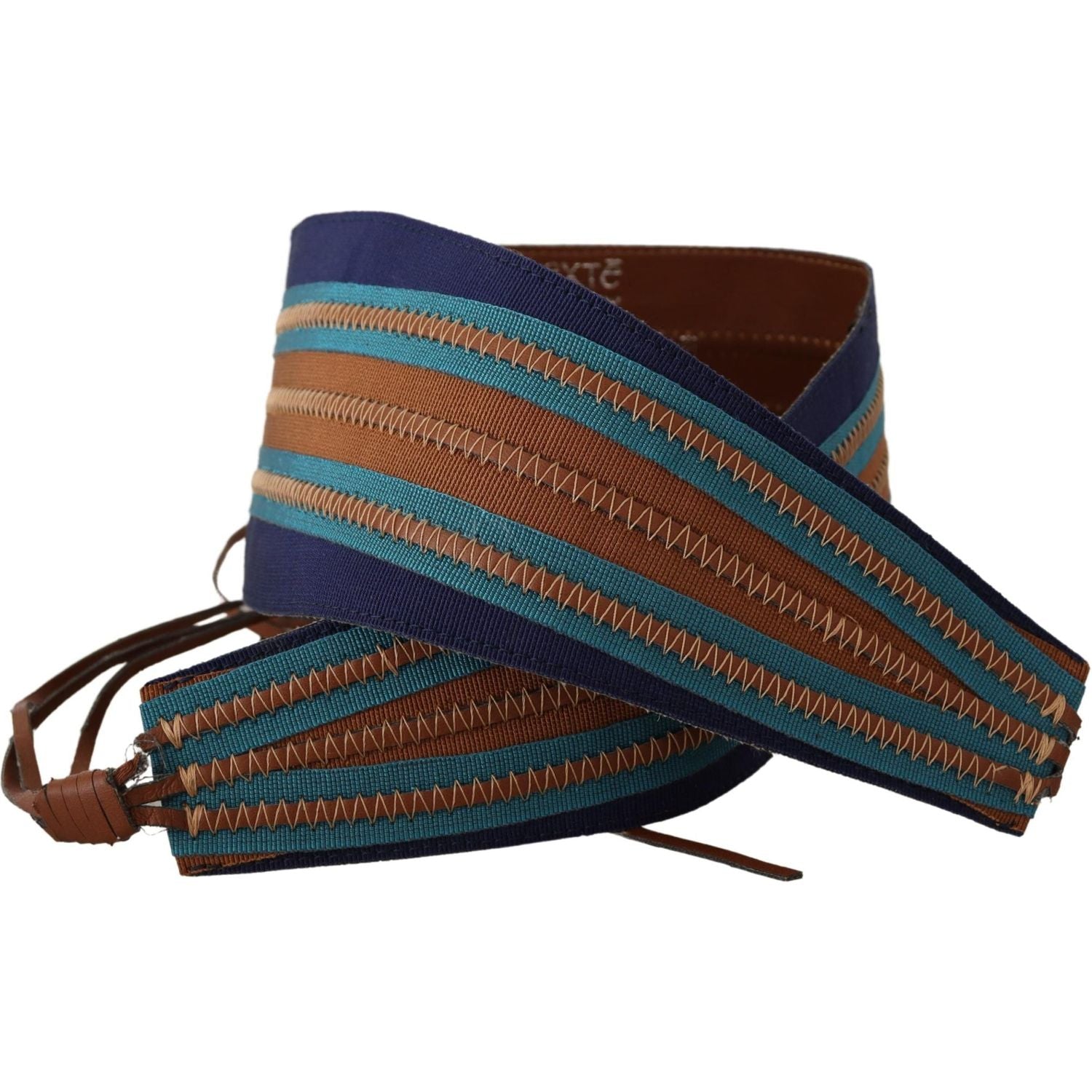 حزام خصر أنيق متعدد الألوان من الجلد