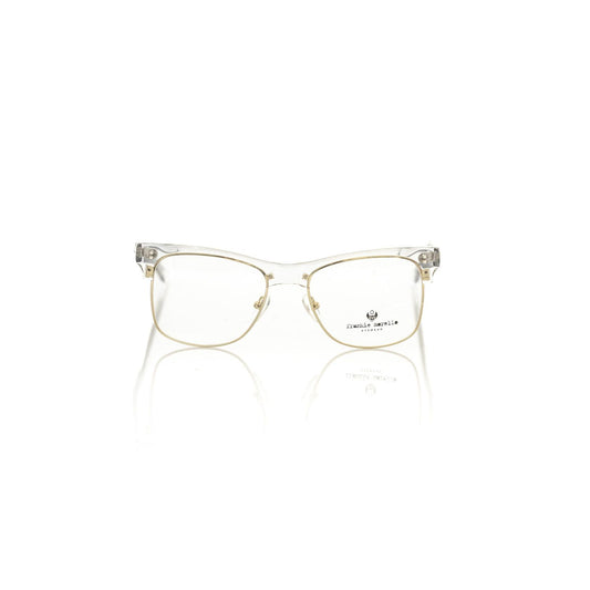 Frankie Morello Gold Metallic Unisex Eyeglass Frame