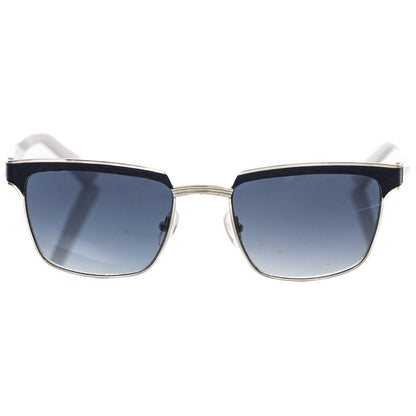 Frankie Morello Black Metallic Fiber Men's Sunglass