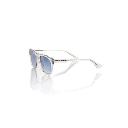 Frankie Morello White Acetate Men Sunglass