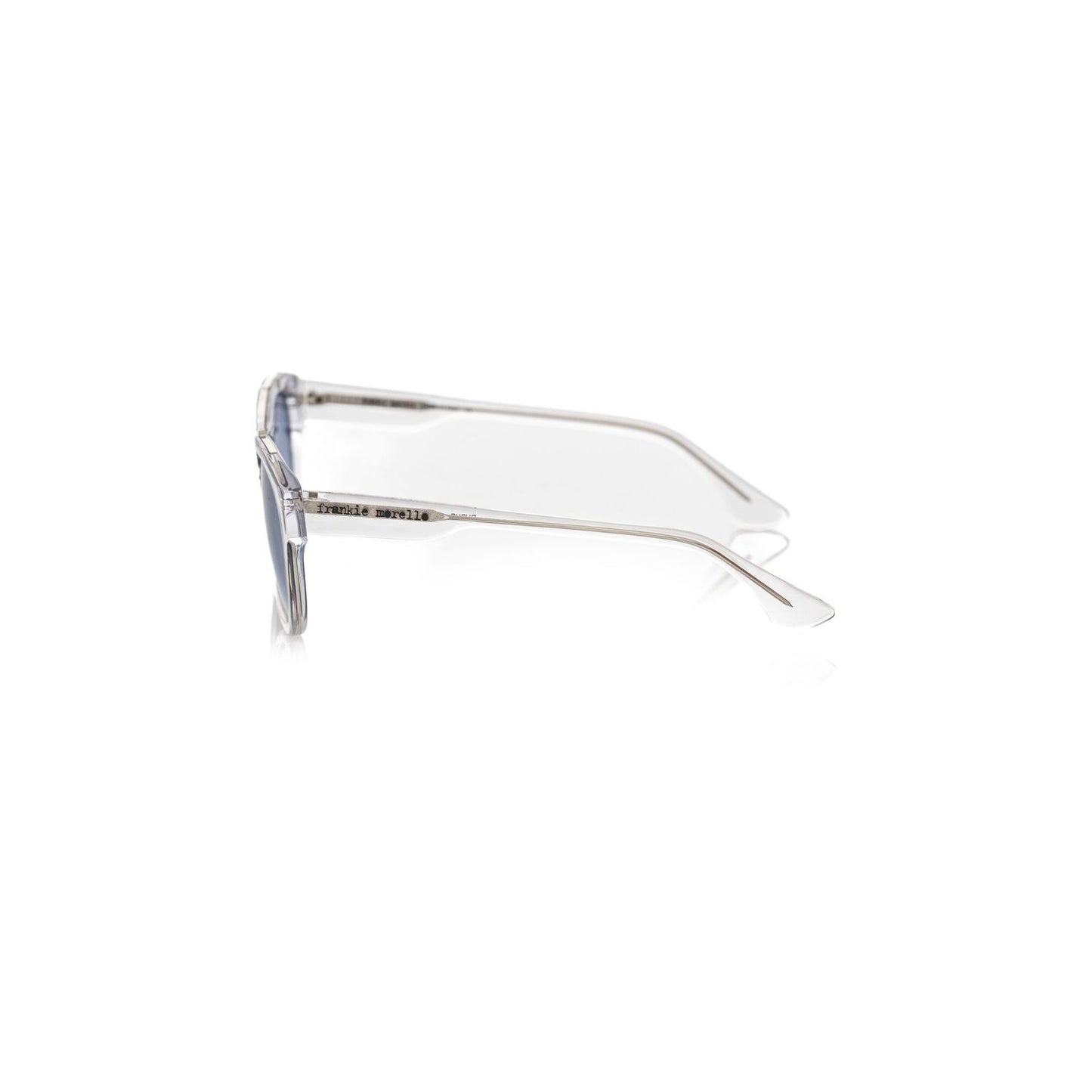 Frankie Morello White Acetate Men Sunglass