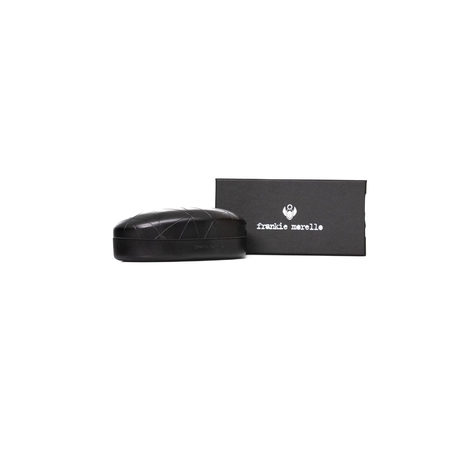 Frankie Morello Brown Acetate Mens Sunglasses