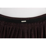 GF Ferre Purple Short Flannel Skirt