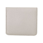 Dolce & Gabbana White Dauphine Leather Holder Pocket Wallet Condom Case VAS15181