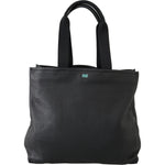 Dolce & Gabbana Black Leather Travel Shopping Gym #DGFAMILY Tote Bag VA8601