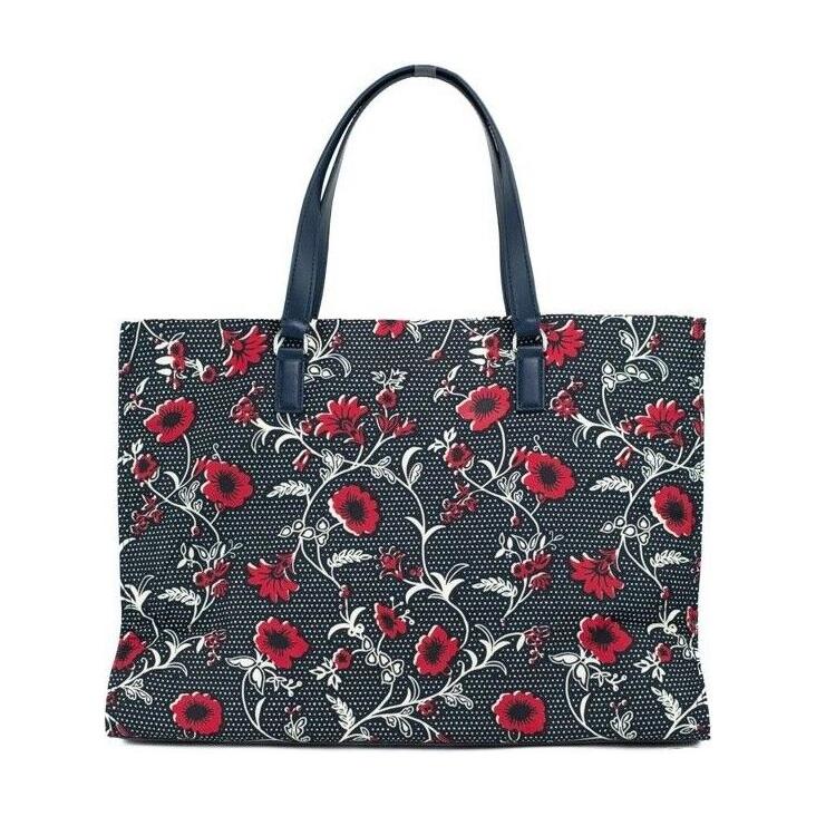 Tory Burch Medium Nylon Retro Batik Print Shoulder Tote Handbag 36731