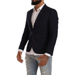 Domenico Tagliente Black Single Breasted One Button Suit Jacket JKT3102 - 50